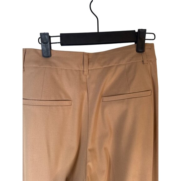 ZARA Small Beige Wide-Leg Pants - Picture 13 of 14